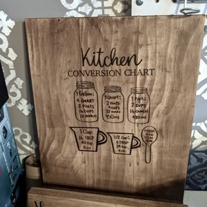 Wooden cookbook holders